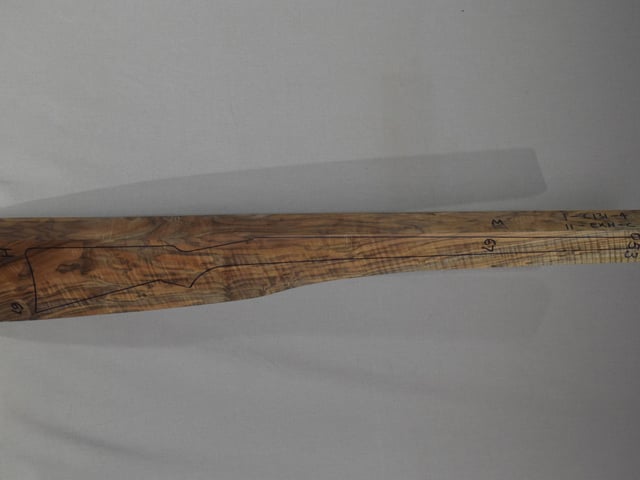 Right side of EXHM 053 stockwood blank
