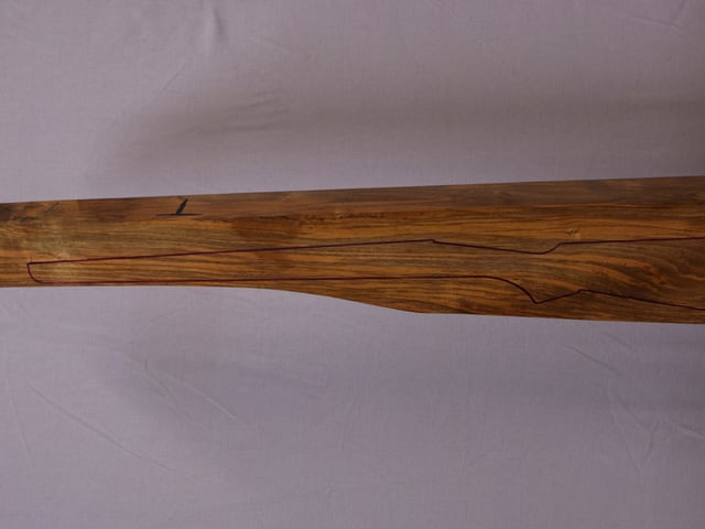 Left side of NR 132 stockwood blank
