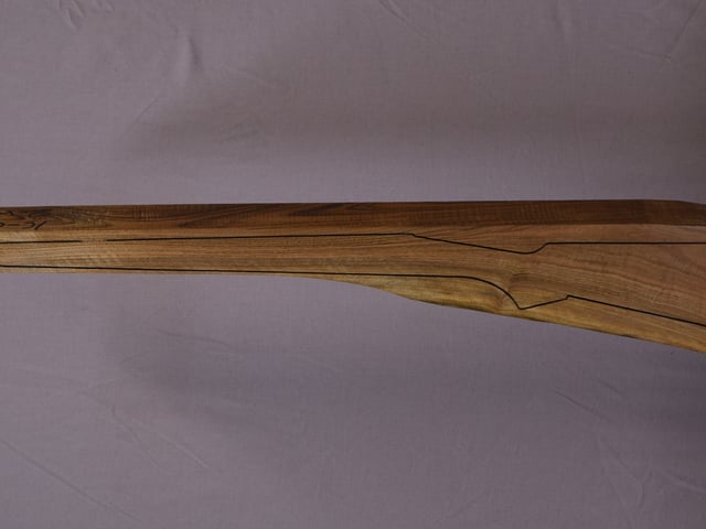 Left side of NR 166 stockwood blank