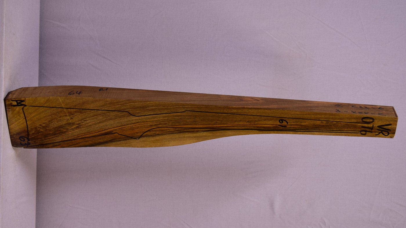 Right side of VR076 stockwood blank