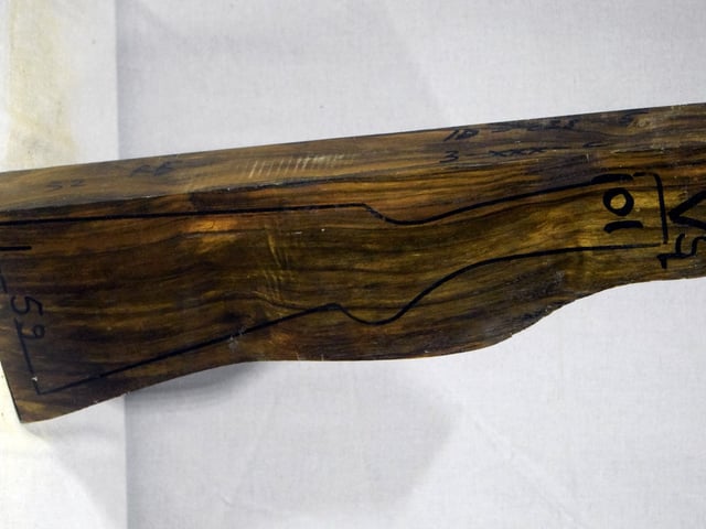 Right side of VS 101 stockwood blank