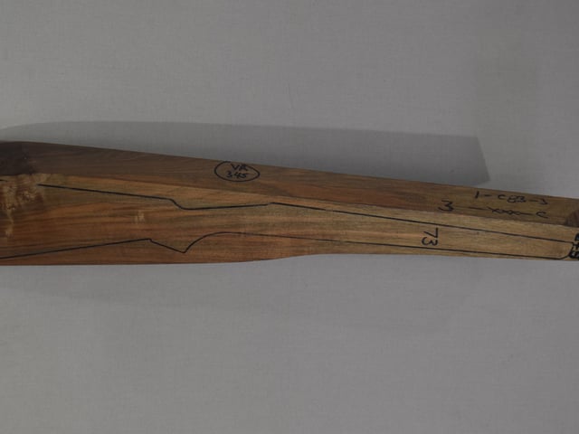 Right side of NR 249 stockwood blank