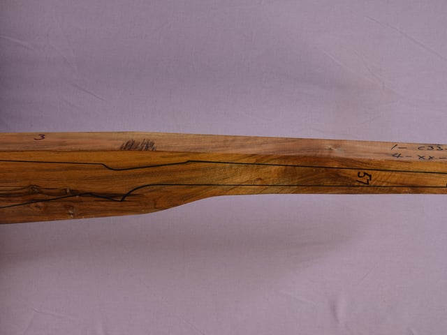 Right side of TR 149 stockwood blank