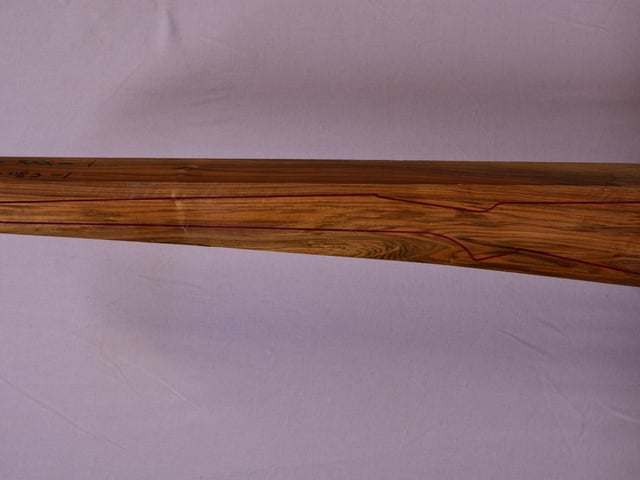 Left side of VR023 stockwood blank