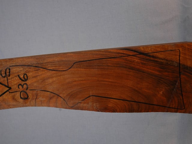 Left side of VS 036 stockwood blank