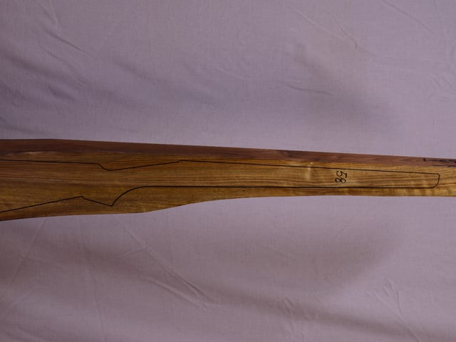 Right side of TR 232 stockwood blank