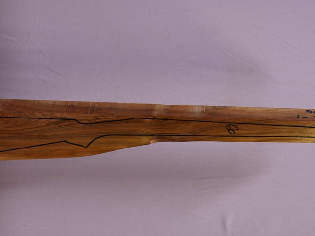 Right side of TR 103 stockwood blank