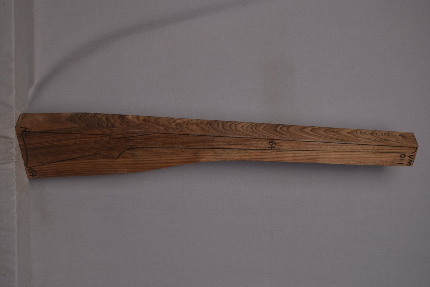 Right side of VM 011 stockwood blank
