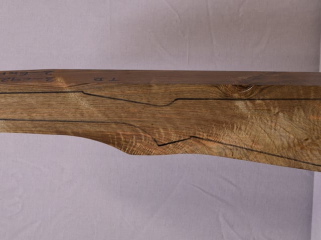 Left side of TD 021 stockwood blank