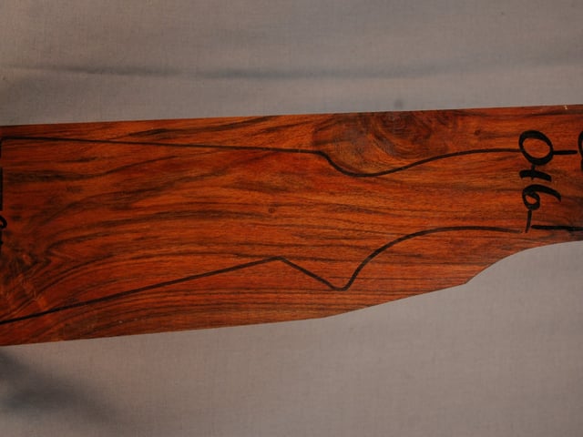 Right side of QS 016 stockwood blank