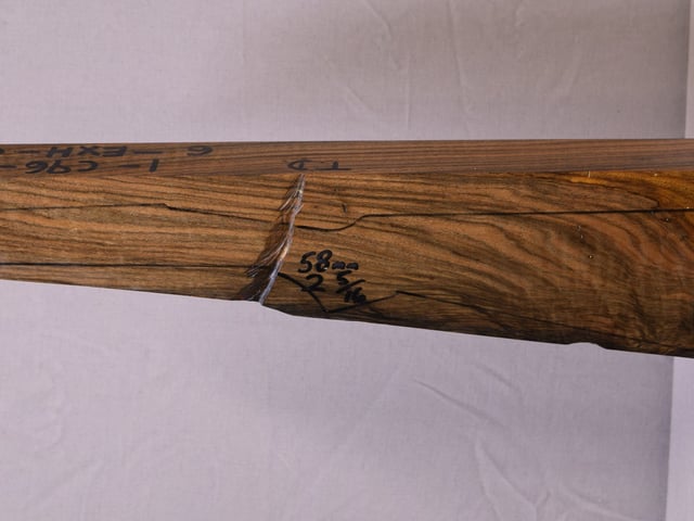 Left side of TD 036 stockwood blank