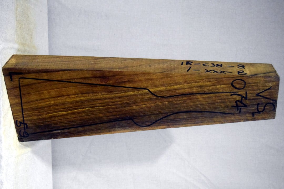 Right side of VS 074 stockwood blank