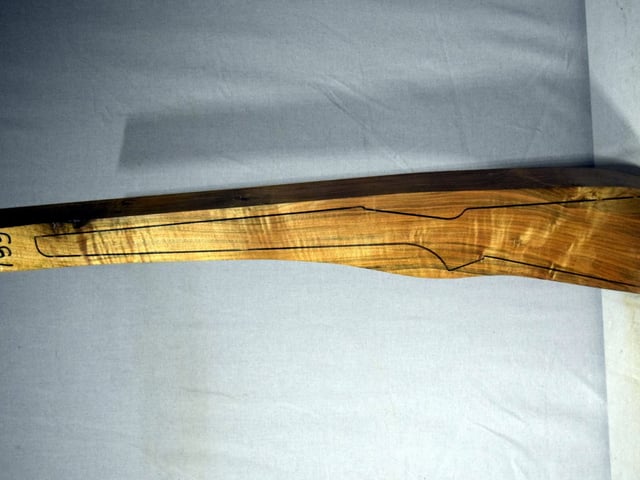 Left side of NR 199 stockwood blank