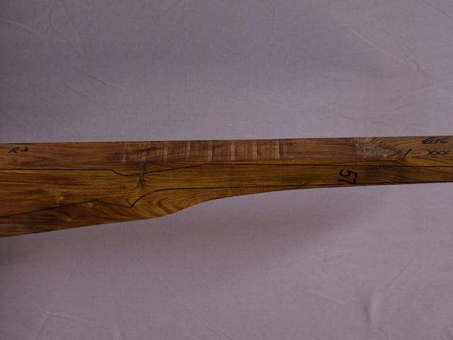 Right side of NR 105 stockwood blank