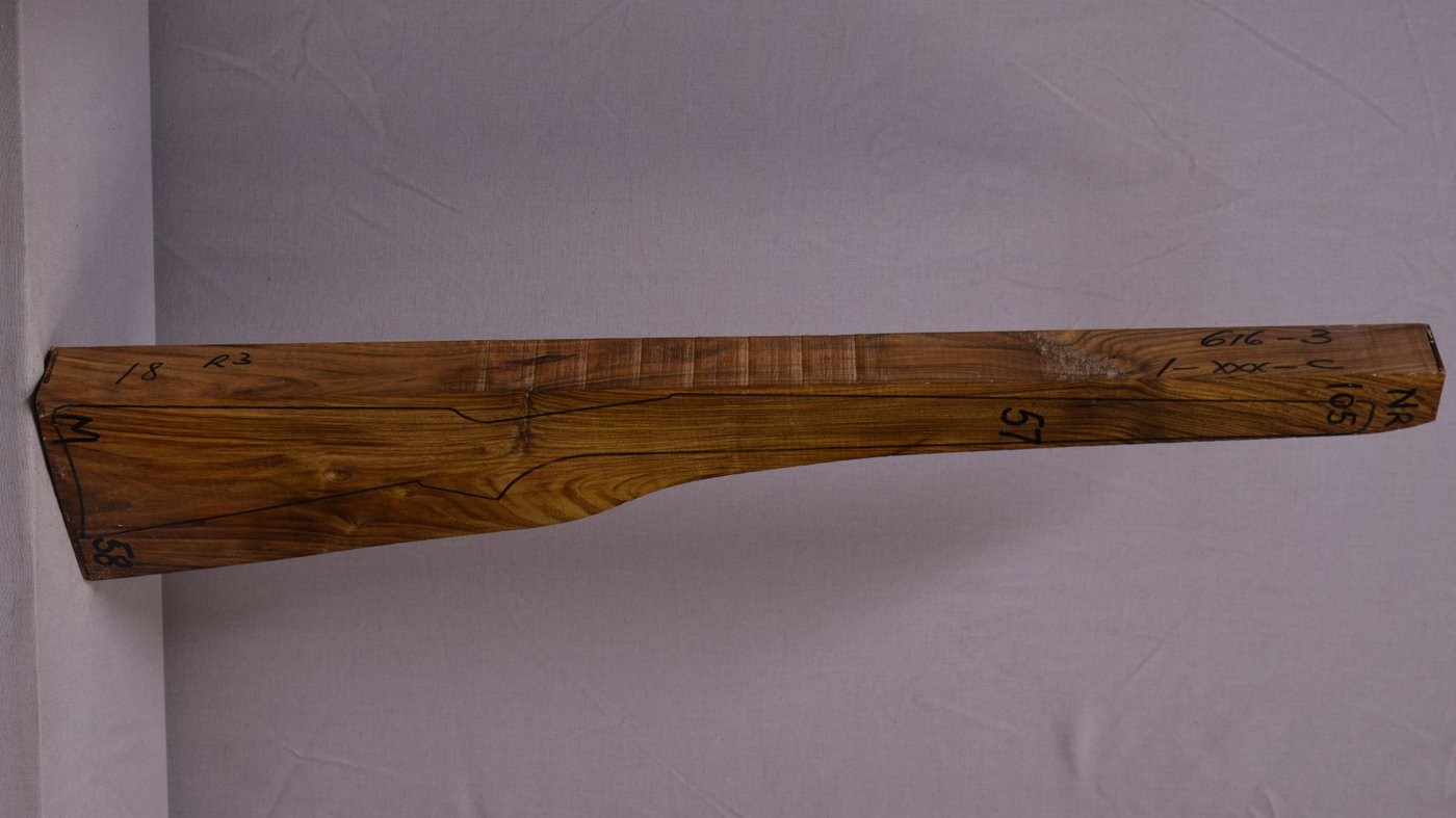 Right side of NR 105 stockwood blank