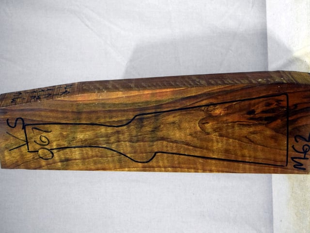 Left side of VS 067 stockwood blank