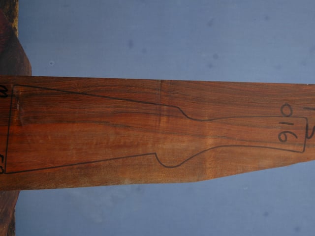 Right side of TS 016 stockwood blank