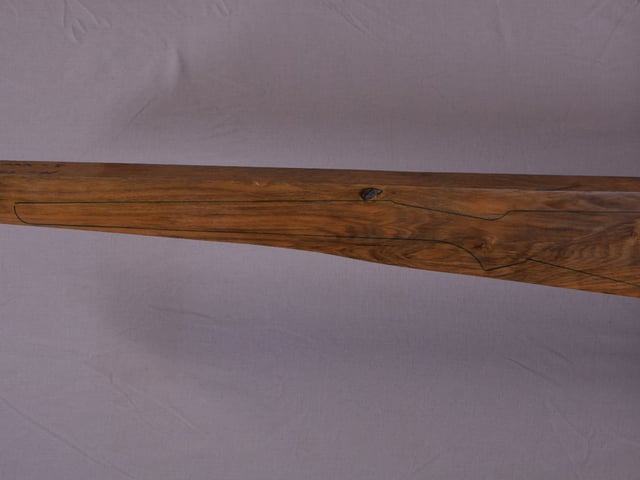 Left side of QR 109 stockwood blank
