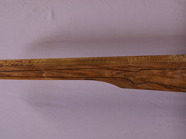 Left side of TR 86 stockwood blank