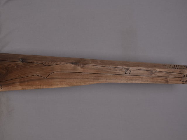 Right side of QM 017 stockwood blank