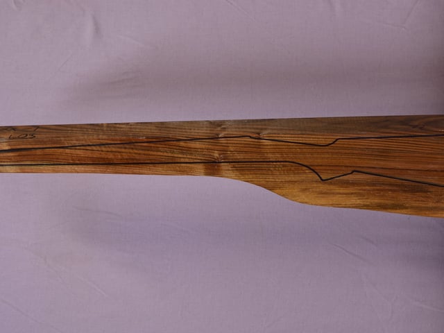 Left side of TR 165 stockwood blank