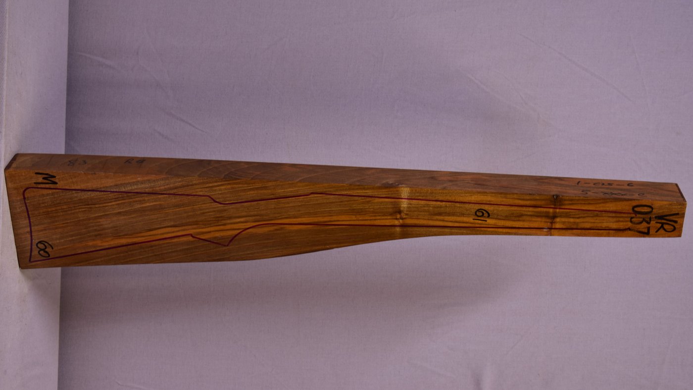 Right side of VR037 stockwood blank