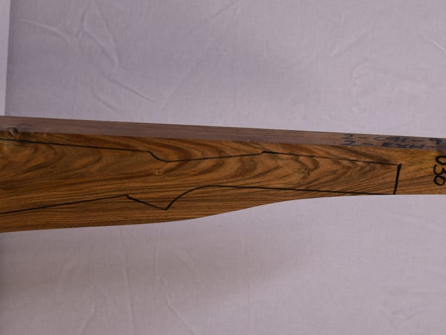 Right side of TD 030 stockwood blank