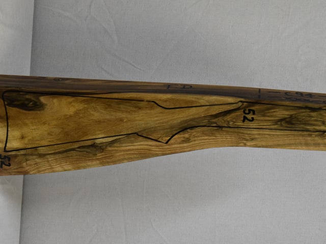 Right side of VTD 020 stockwood blank