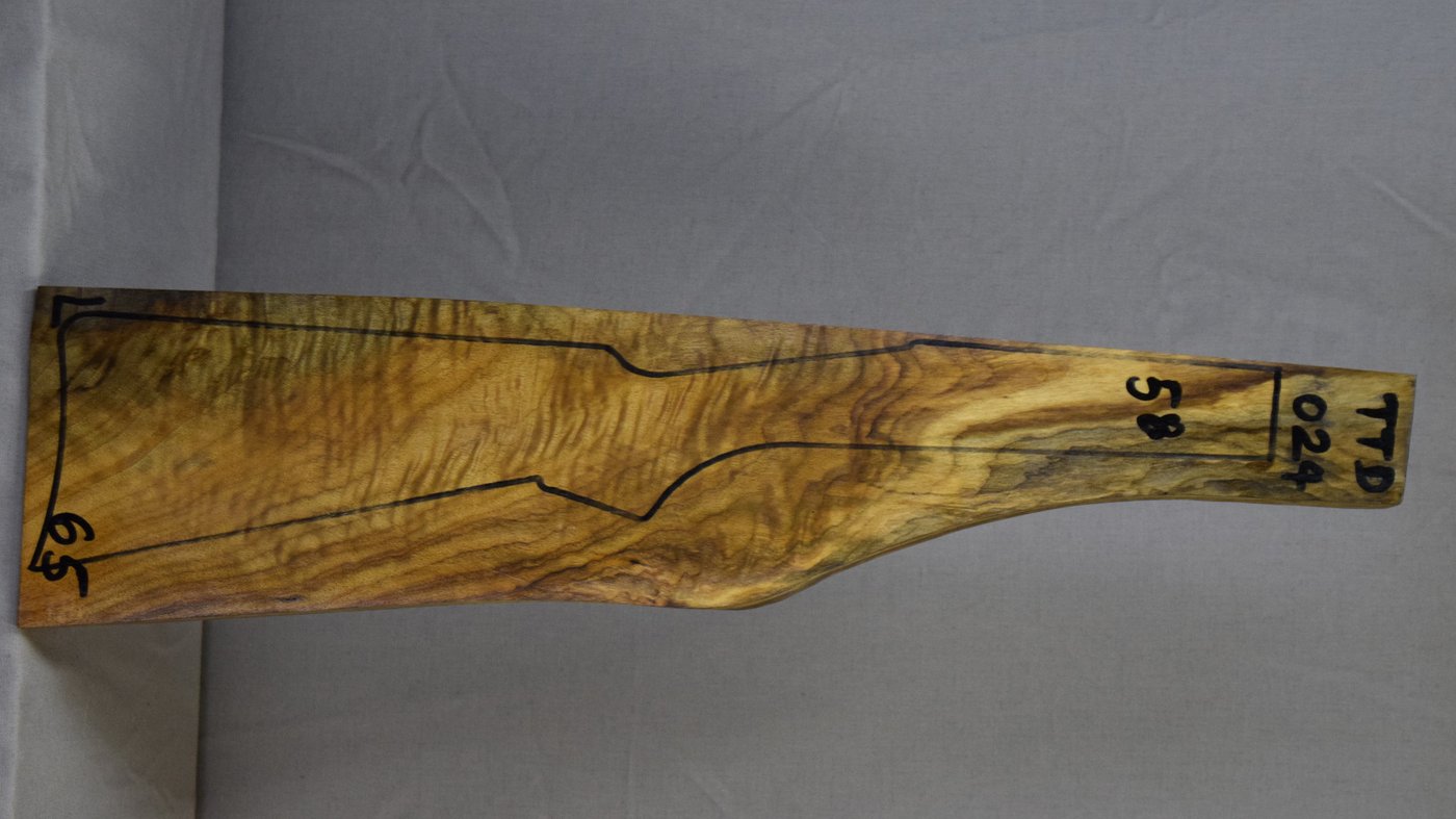 Right side of TTD 024 stockwood blank
