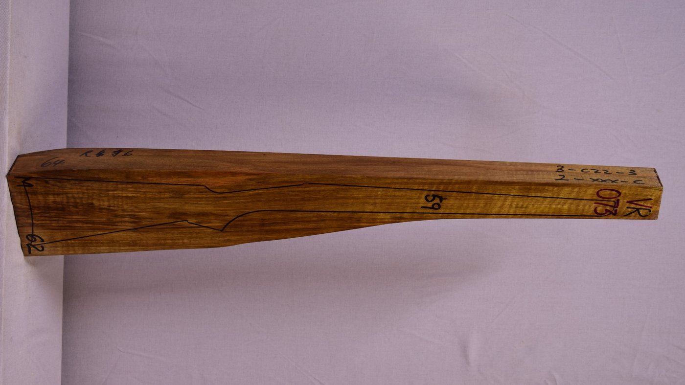 Right side of VR073 stockwood blank