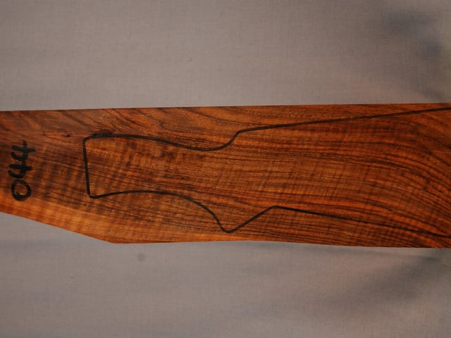 Left side of QS 044 stockwood blank