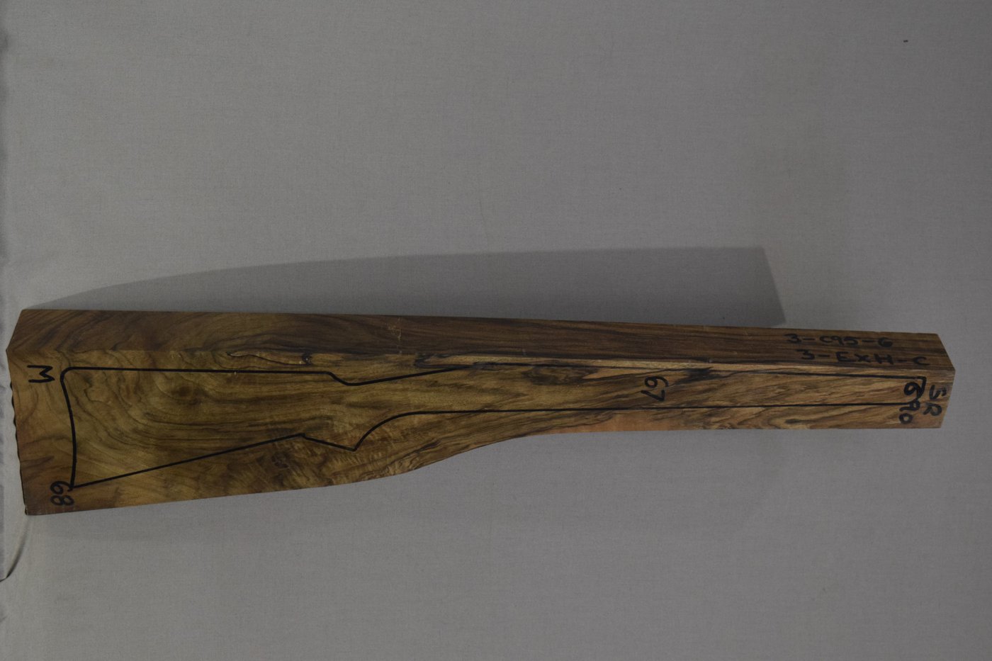 Right side of SR 690 stockwood blank