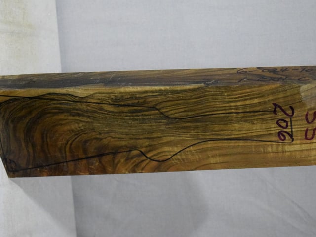 Right side of SS 206 stockwood blank