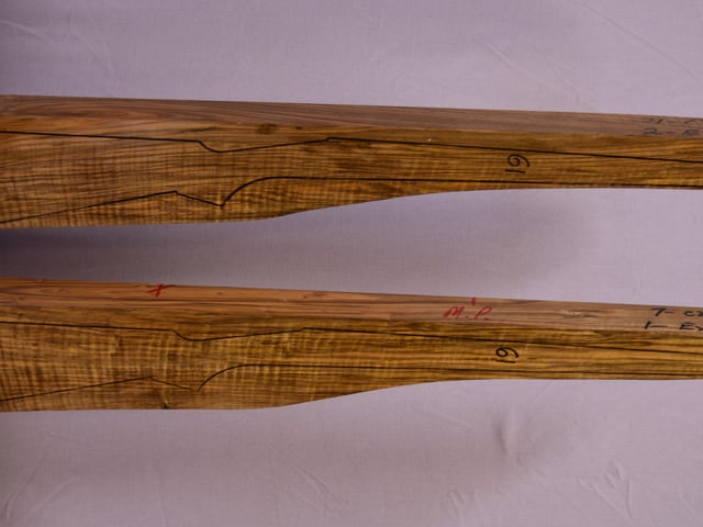 Right side of MPR 29A & 29B stockwood blank