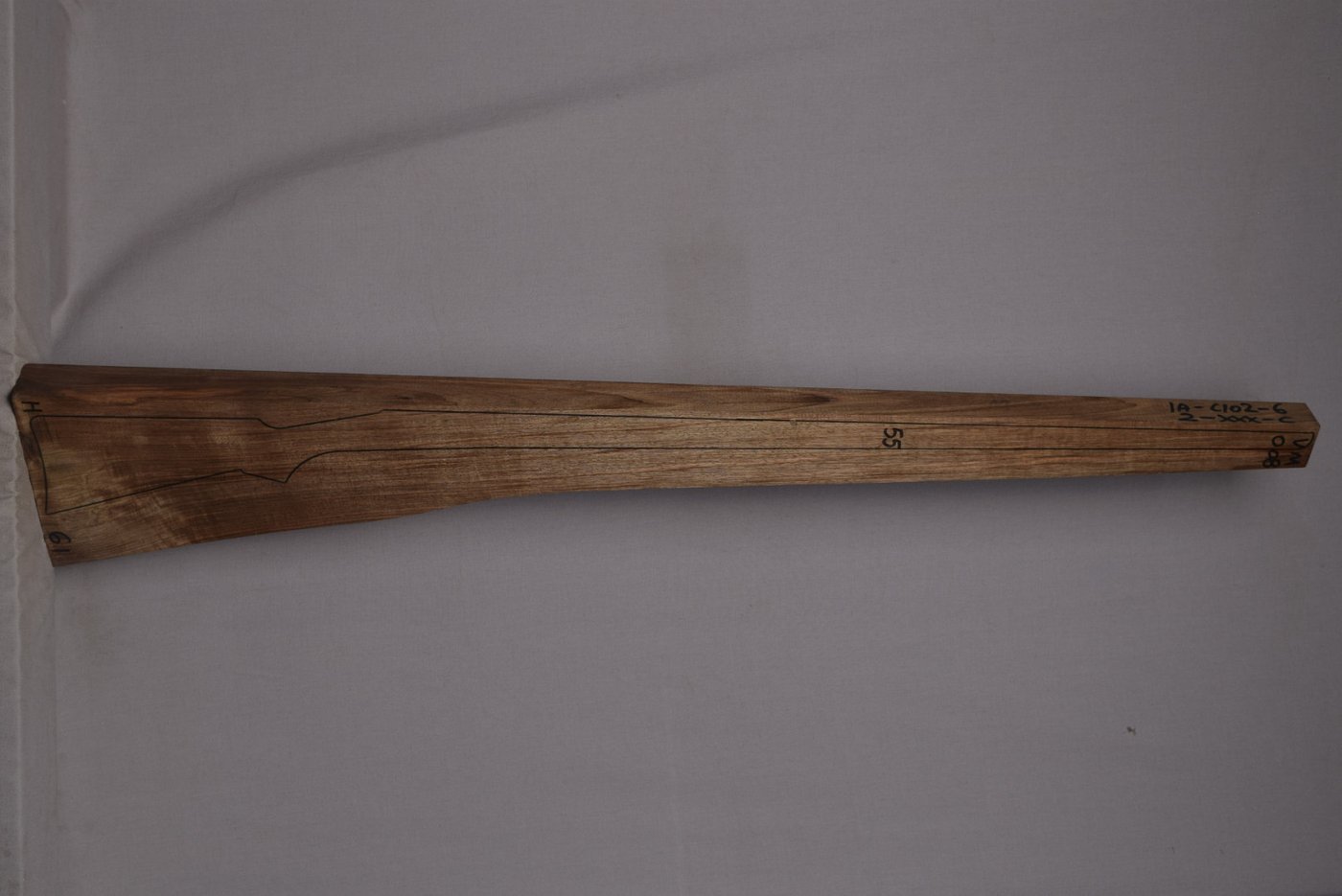 Right side of VM 008 stockwood blank