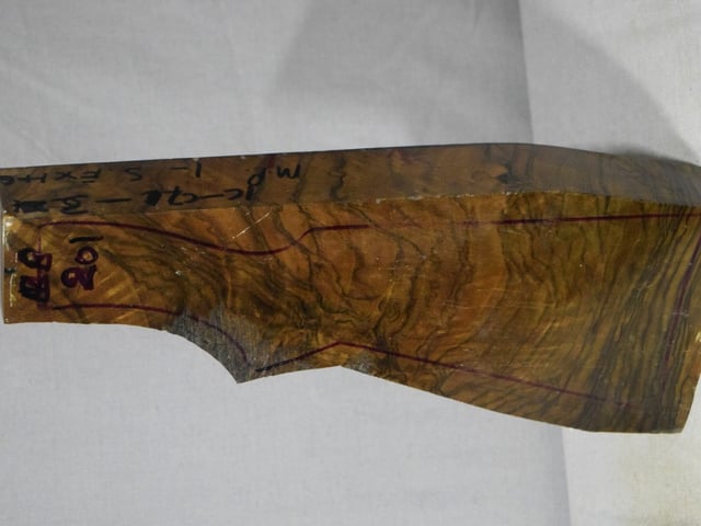 Left side of SS 201 stockwood blank