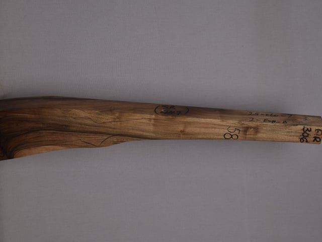 Right side of QR 306 stockwood blank