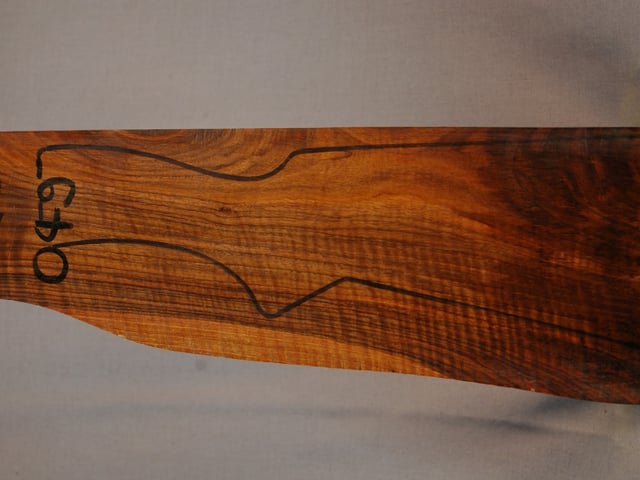 Left side of QS 049 stockwood blank