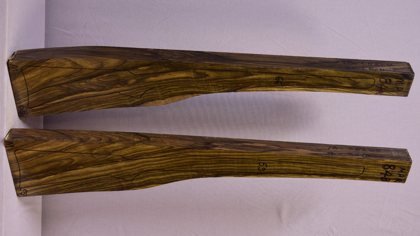 Right side of MPR 84A & 84B stockwood blank