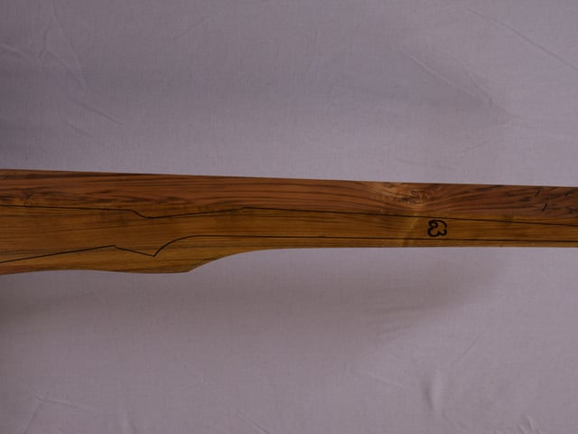Right side of NR 114 stockwood blank