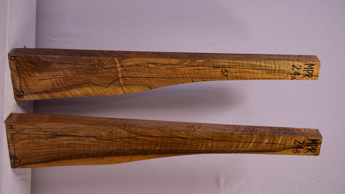 Right side of MPR 24A & 24B stockwood blank