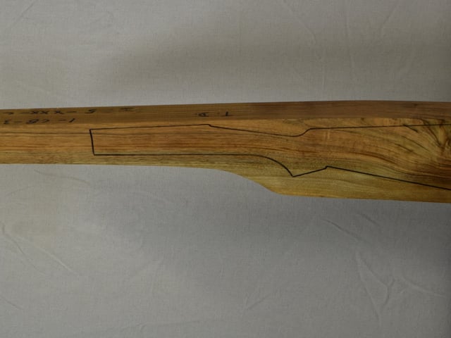Left side of VTD 011 stockwood blank