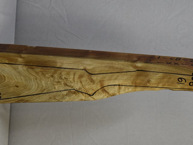 Right side of VTD 008 stockwood blank