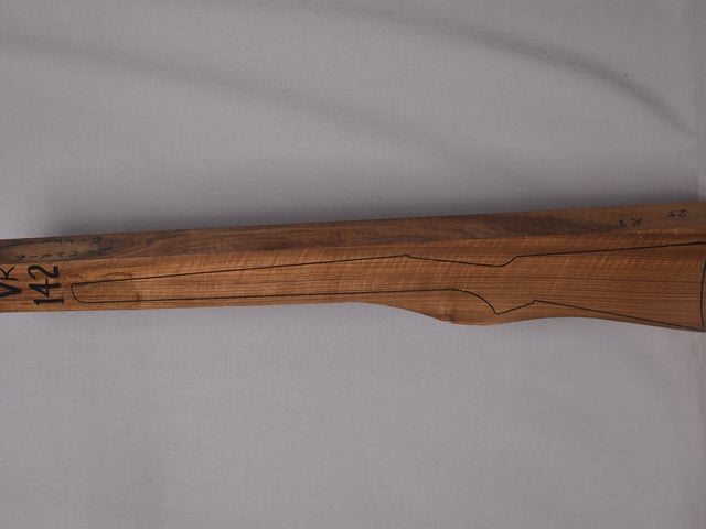 Left side of VR 142 stockwood blank