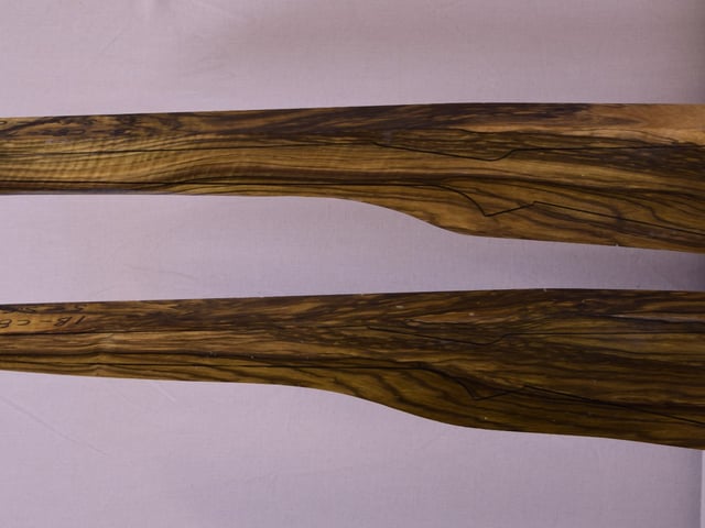 Left side of MPR 93A & 93B stockwood blank
