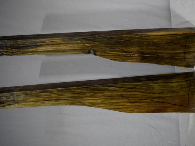 Left side of MPR 115A & 115B stockwood blank