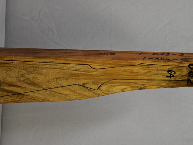 Right side of NTD 002 stockwood blank