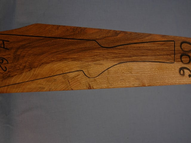 Right side of VS 006 stockwood blank