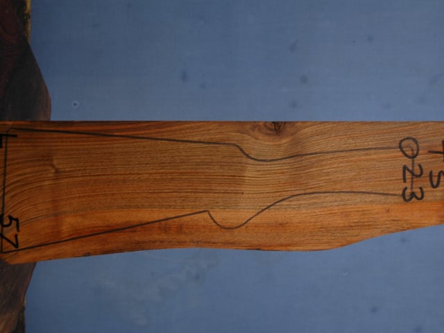 Right side of TS 023 stockwood blank
