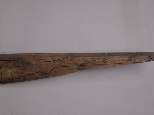 Right side of VR 158 stockwood blank